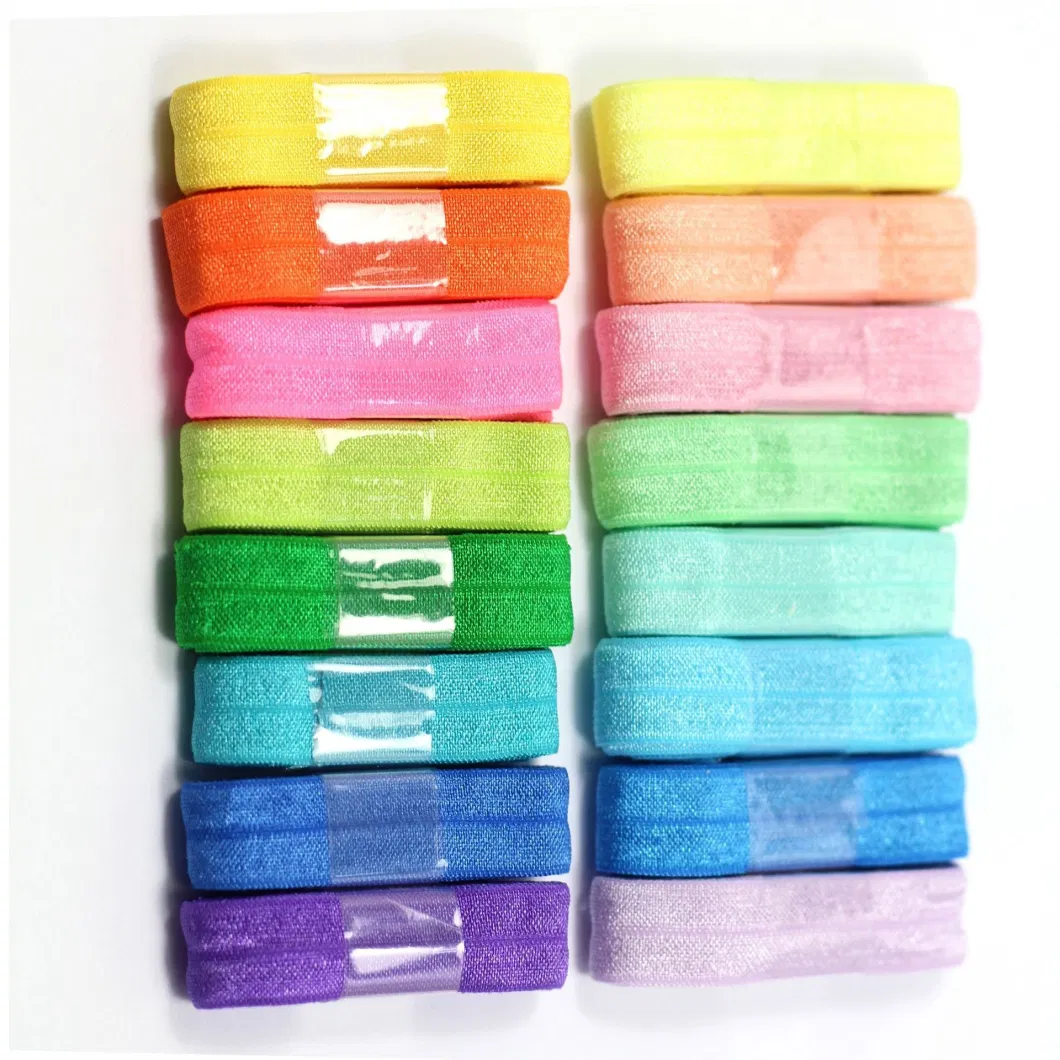 Amazon Supply of Elastic Hair Band Wrist Band Bronzing Silver Foil Wrap Elastic Band Festival Jewelry Spot Supply