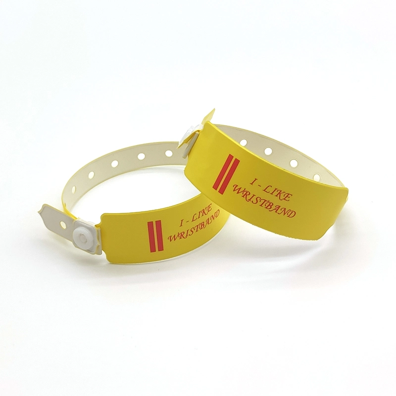 One Time Use Plastic Wristbands for Entertainments