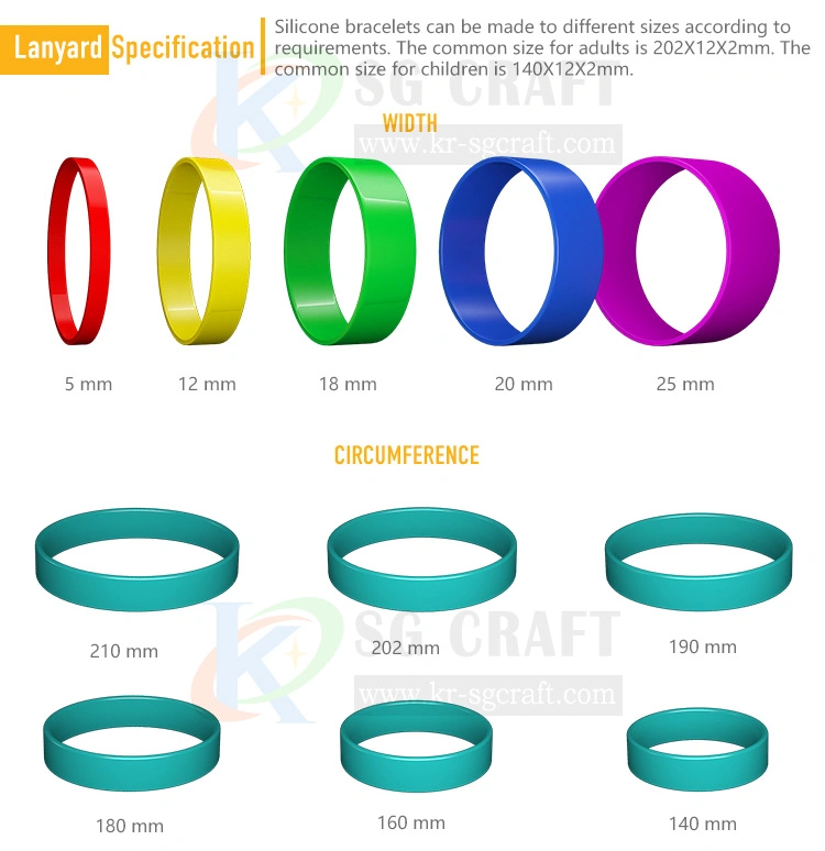 Factory High Quality Customized Printed Logo Wrist Band Bracelet Rainbow Rubber Adjustable Silicone Wristband