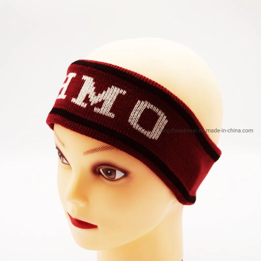 Popular Fashion Sports High Quality Custom Knitted Head Band