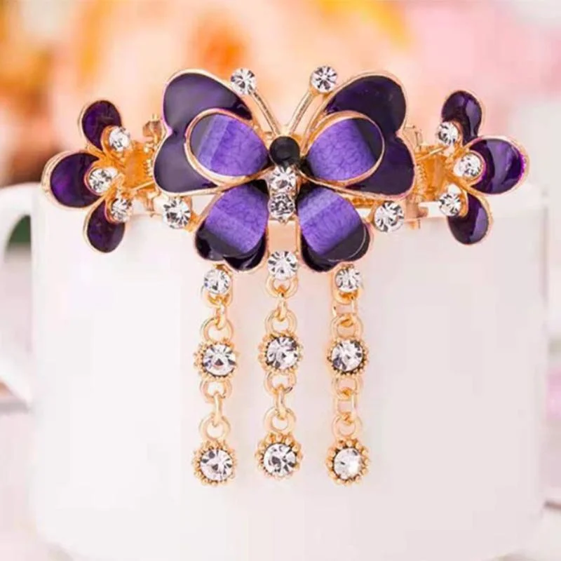 Butterfly Fringe Hair Clip Elegant Hair Clip