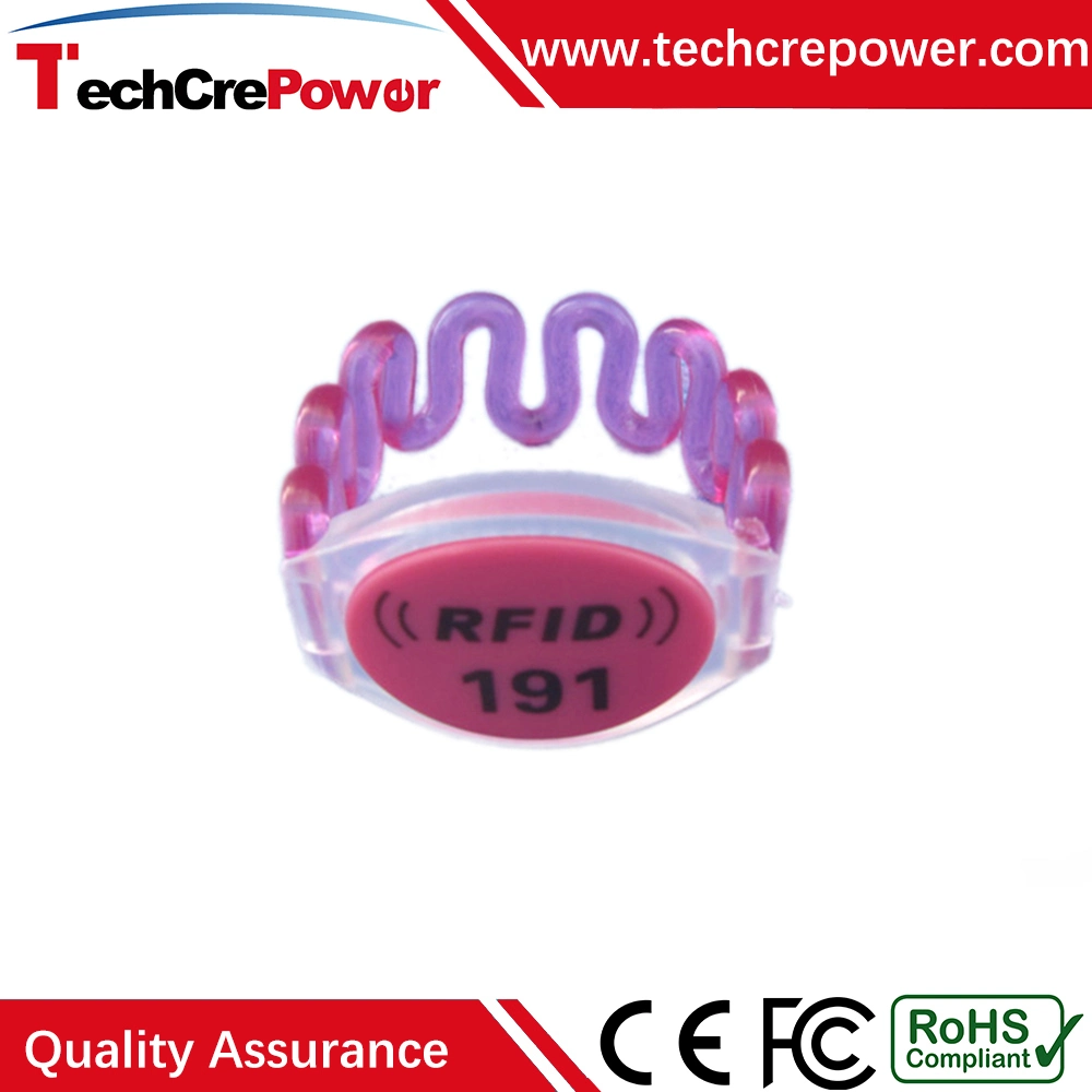 Fudan F08 High Quality RFID 13.56MHz Plastic Wristband