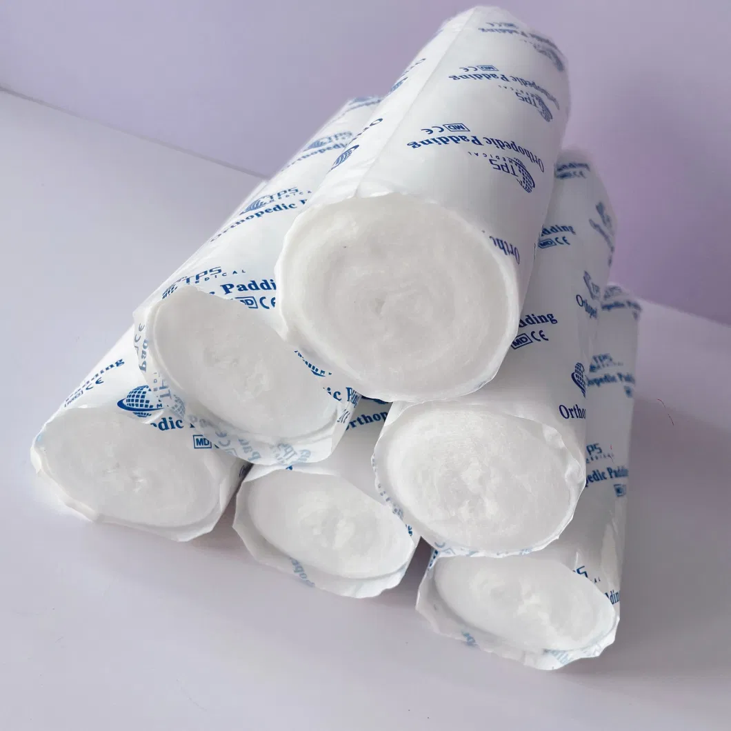 12rolled Packed Synthetic Cast Padding Medical Wool Bandage for Healthcare Soft Roll Padding