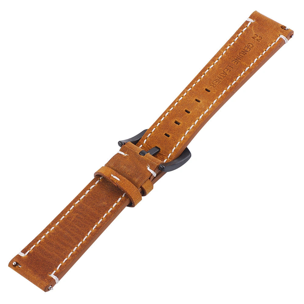 Custom 18mm 20mm 22mm 24mm Watch Strap Luxury Vintage Genuine Leather Watch Band