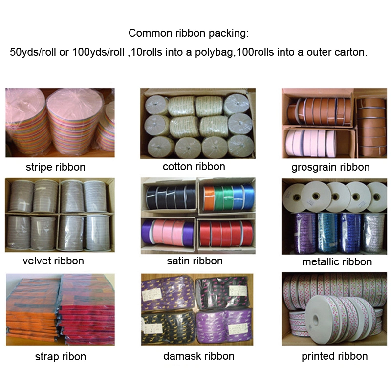 Hot Selling Strip Grosgrain Polyester Woven Ribbon