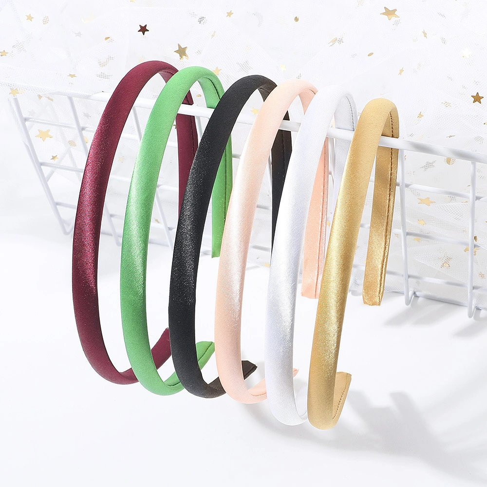 Wholesale Korean Sweet Candy Color Non-Slip Cloth Wrapped Hair Bands