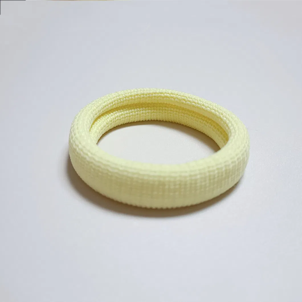 Colorful High Elastic Seamless Towel Scrunchie Thick Rubber Band