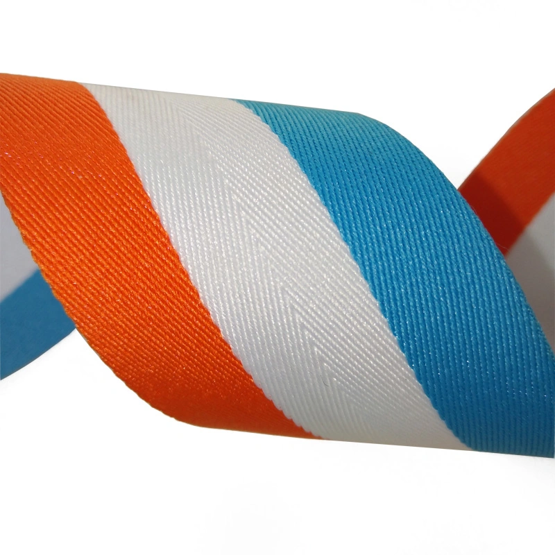 1-1/2&prime;&prime; Coustom Design Three Color Polyester Woven Ribbon for Garment Accessories