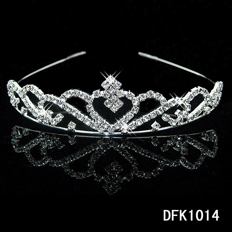 Alloy Metal Rhinestones Handmade Bridal Hair Band