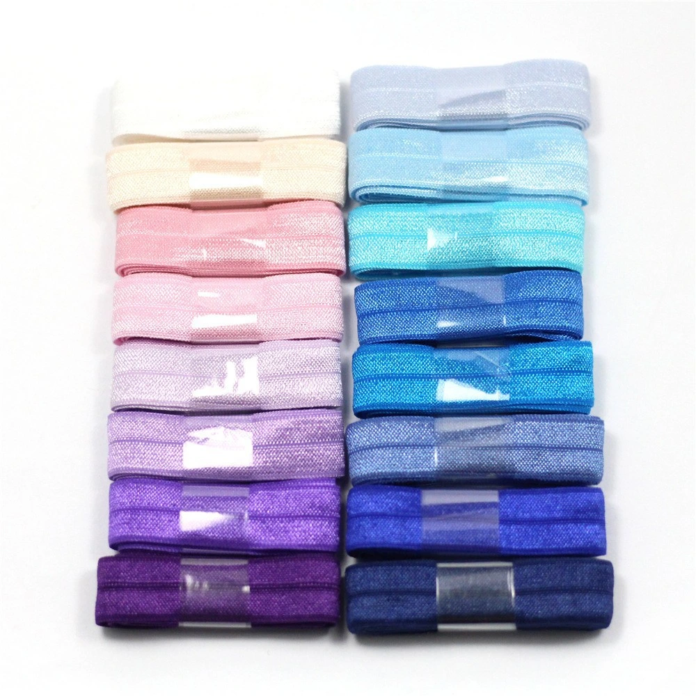 Amazon Supply of Elastic Hair Band Wrist Band Bronzing Silver Foil Wrap Elastic Band Festival Jewelry Spot Supply