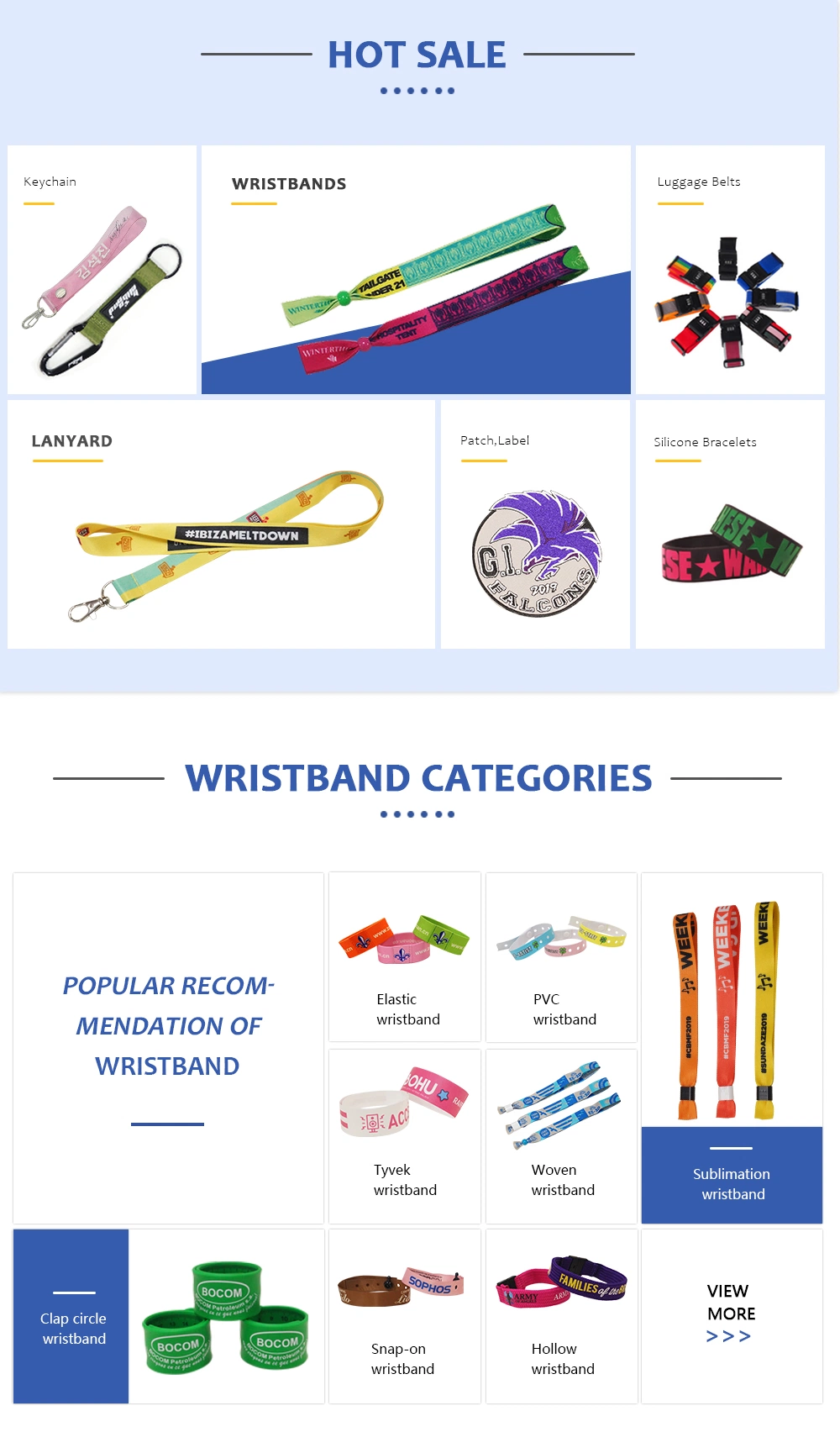 Soft Polyester Elastic Wristbands Eco-Friendly Elastic Wristband