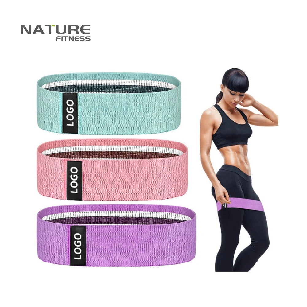 Anti-Slip Squats Expander Strength Rubber Bands Yoga Gym Training Braided Elastic Band Workout Fitness Hip Loop Resistance Bands