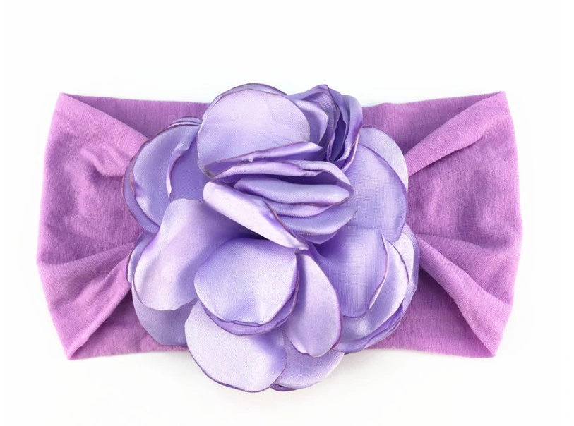 Flower Nylon Headband High-Quality Children&prime;s Baby Headwear Head Band