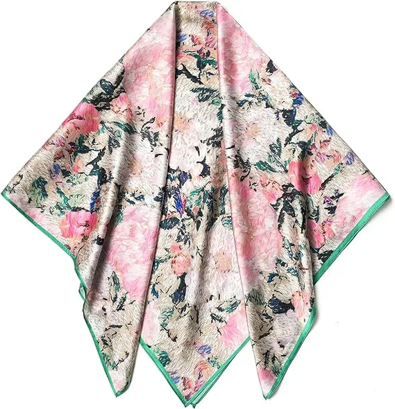 Cotton-Silk Scarfs with Digital Printed