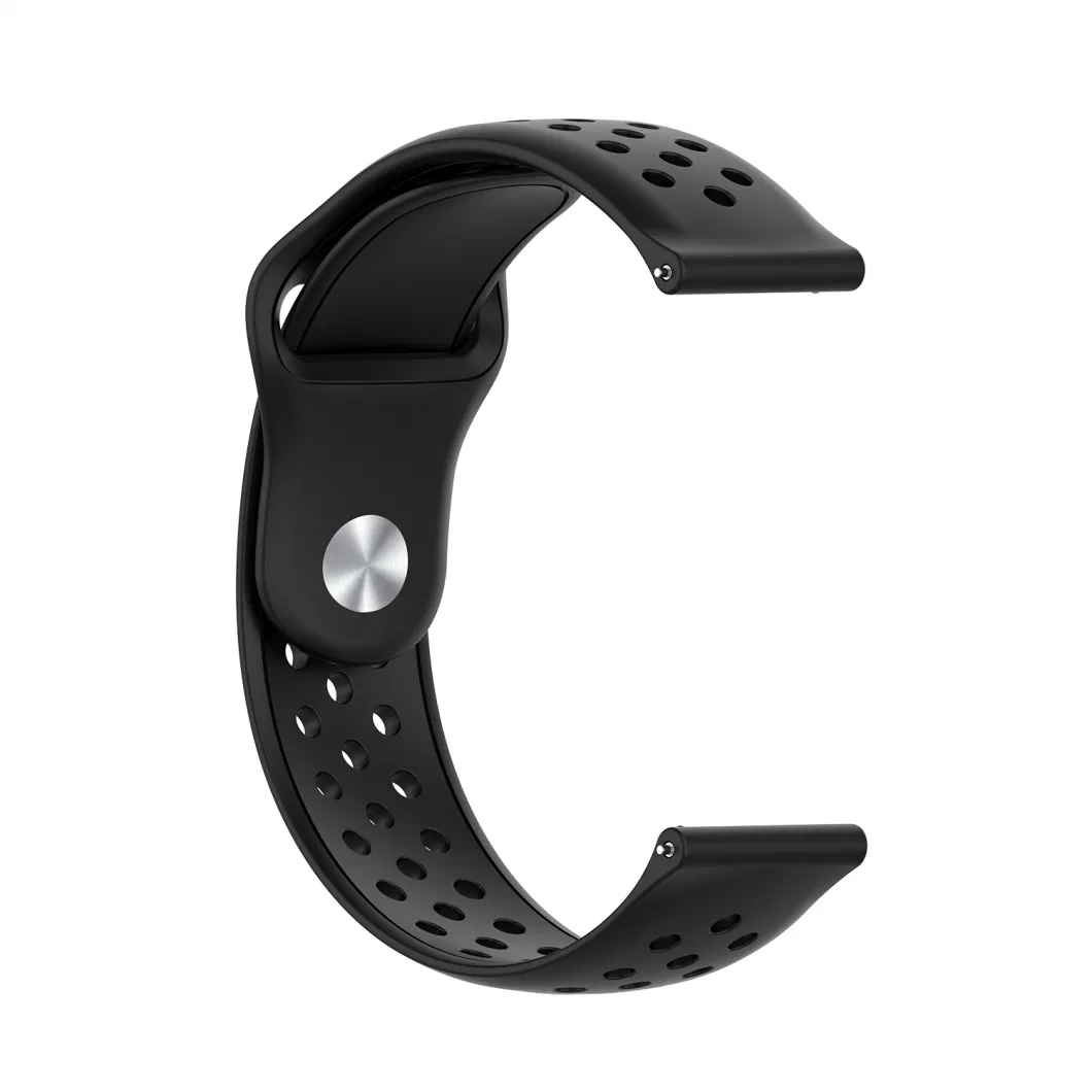 20mm Soft Silicone Watch Band for Samsung Galaxy Watch 42mm/46mm Active R500 Gear S3 R600