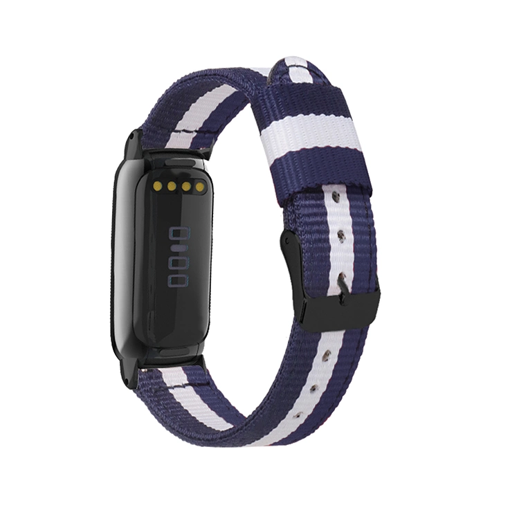 New Fashion Braided Nylon Smart Watch Band for Fitbit Luxe