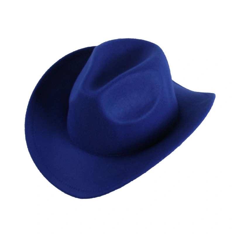 Hot Promotional Luxury Wool Men Western Bands Unisex Texas Bulk Wholesale Cowboy Formal Hats Fedora Hats