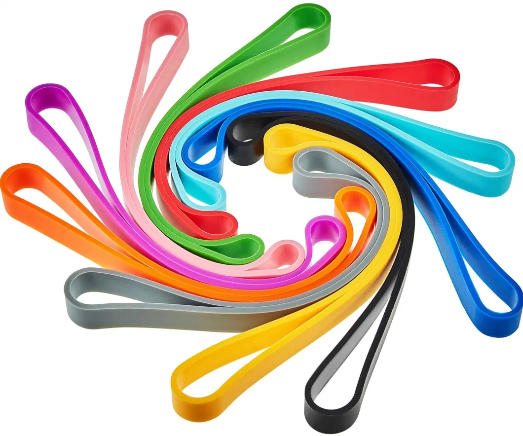 Custom Industrial Heat Resistant Silicone Rubber Bands, Custom Any Size Elastic Colorful Wide Round Black Rubber Band