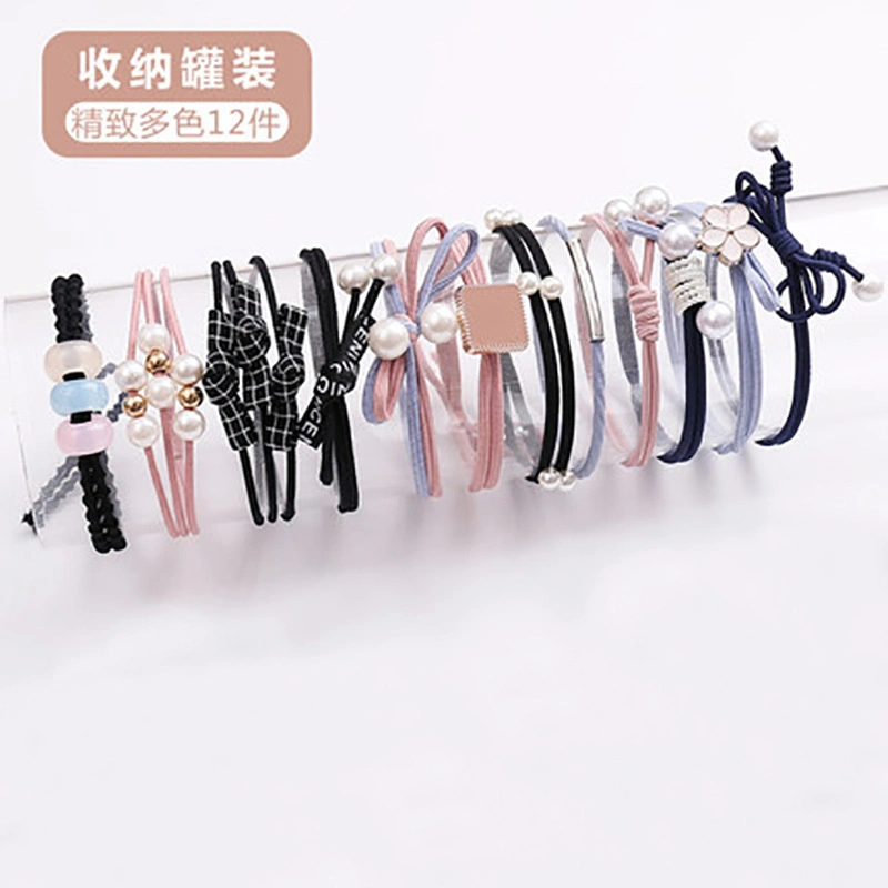 Versatile Sen Women&prime;s Hair Rope Tie Hair Horsetail Rubber Band Headrope