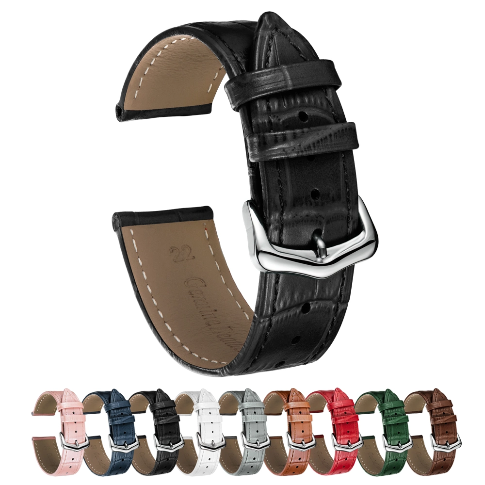 Full Size Flexible Wrist Watch Leather Straps Watches Band