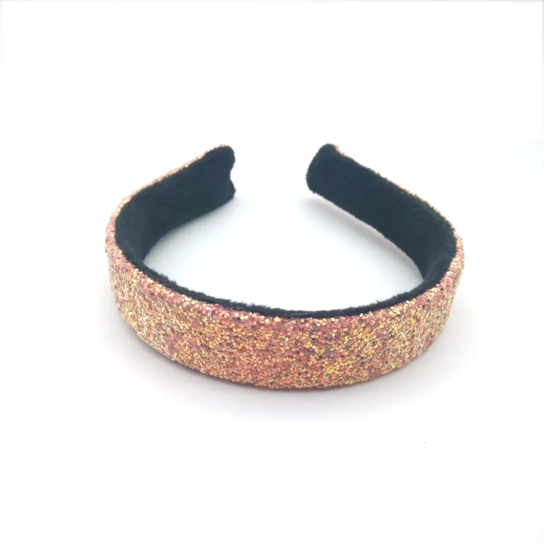 Sequins Horseshoe Headband Mermaid Headwrap Shine Glitter Head Band