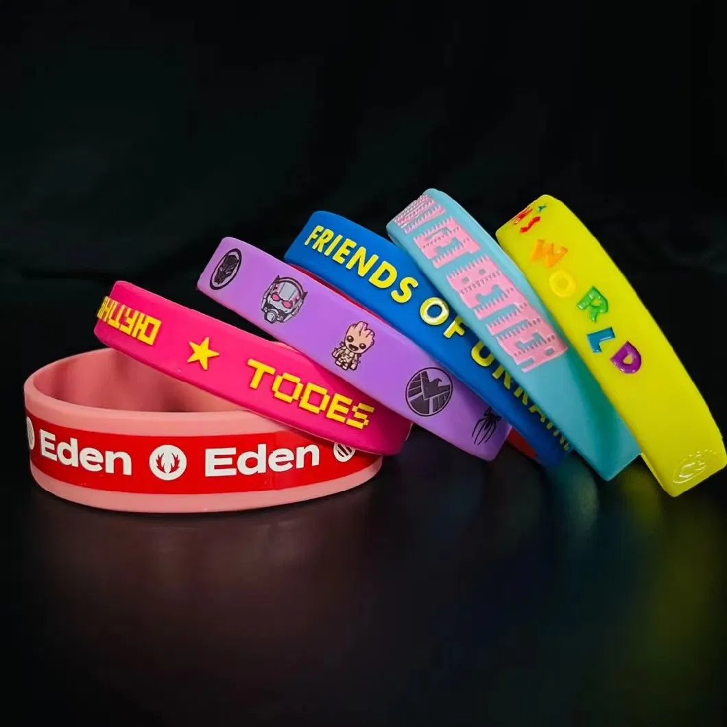 Custom Printing Football Silicone Band Wristband for Gifts