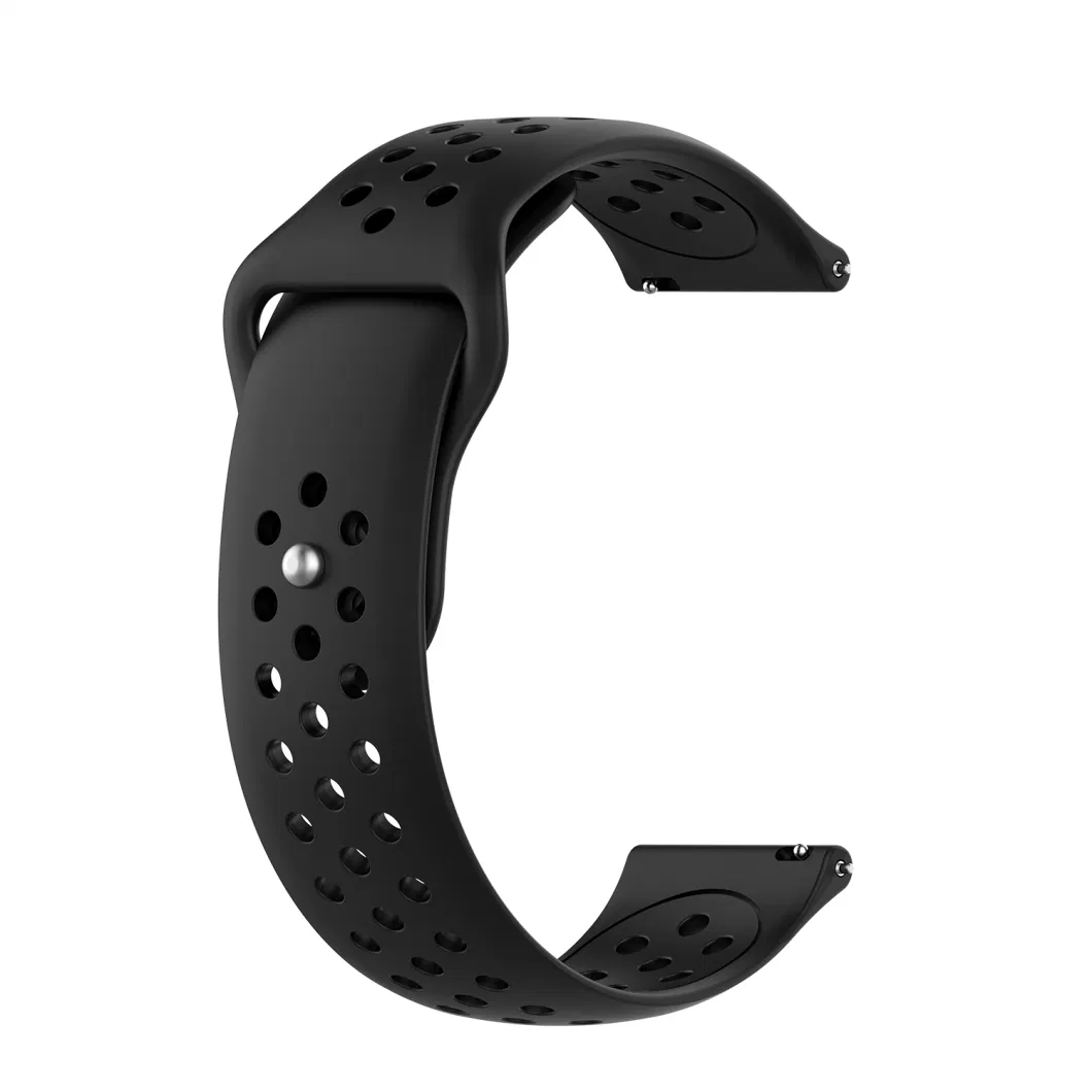 20mm Soft Silicone Watch Band for Samsung Galaxy Watch 42mm/46mm Active R500 Gear S3 R600