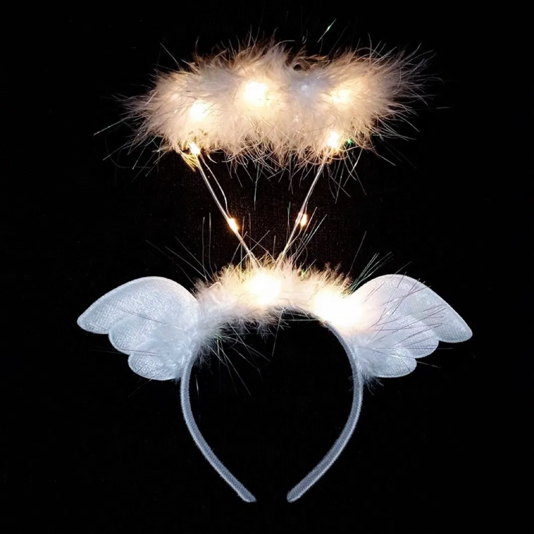 Angel Halo Light Halloween Hair Band Hair Accessories Headwear Female Luminous Hair Hoop