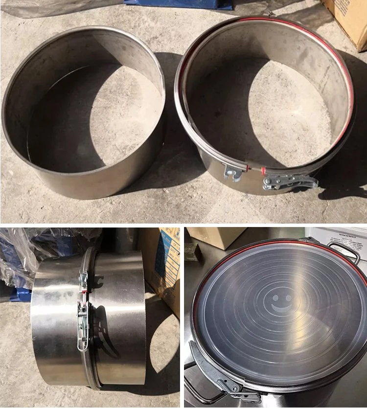 Air Duct Clamp Wide Band with Screw Dust Collection Ductwork Clamp