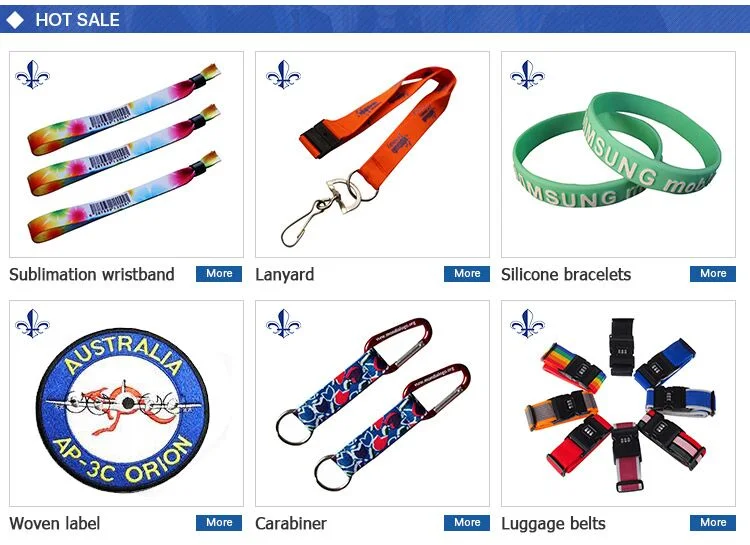 Popular Woven Wristband Made in China with Free Samples