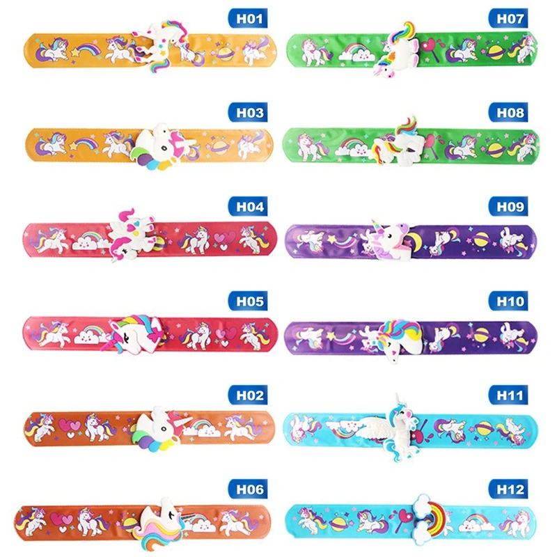 Kid Children Girl Boy Colorful Unicorn Flexible Motivational Anime Basketball Braiders Wristband