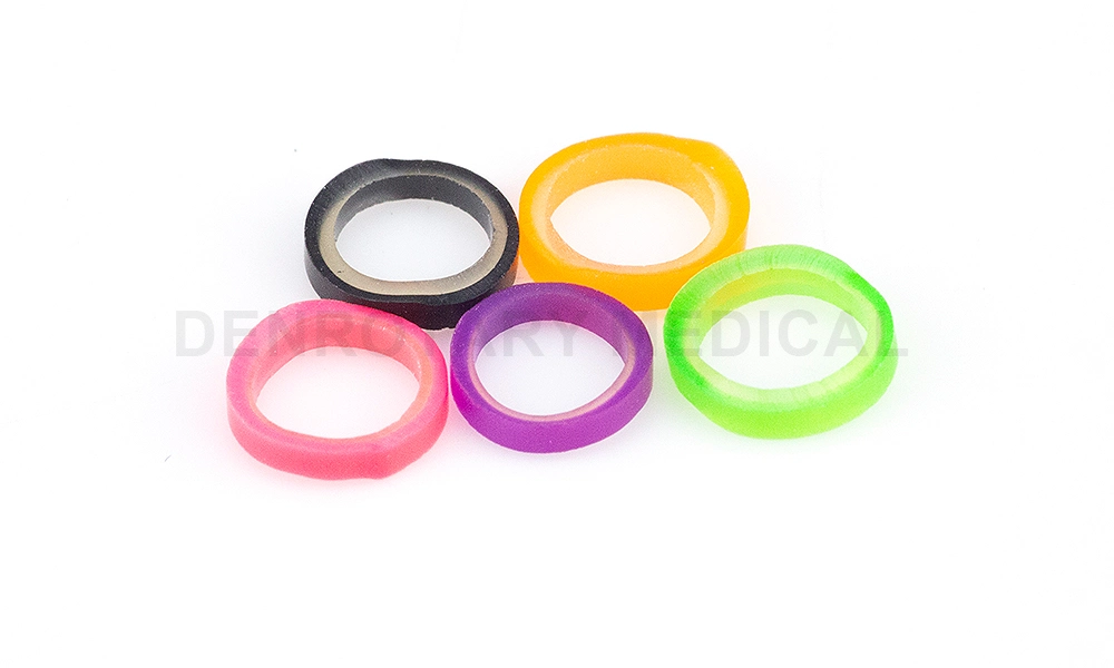 Zoo Pack Ring Supplier 3.5oz Orthodontic Elastic Bands Yellow Braces Rubber Bands