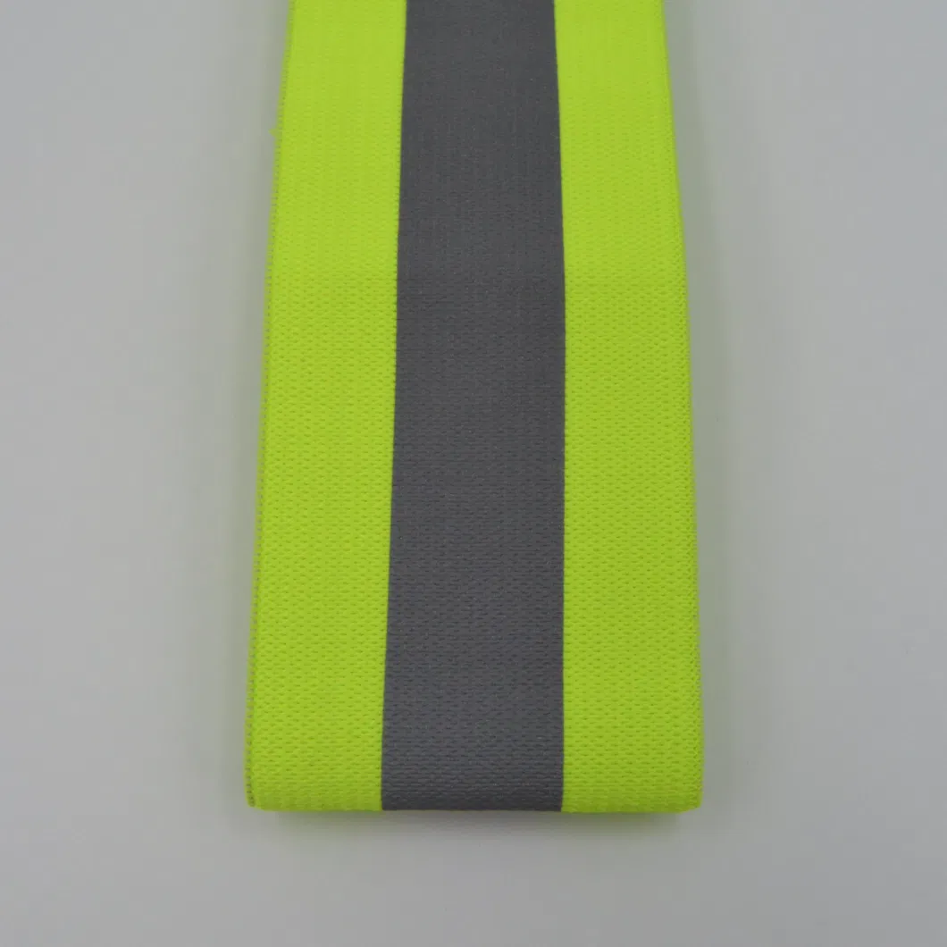 Safety Fluorescent Yellow Elastic Reflective Bands for Night Running