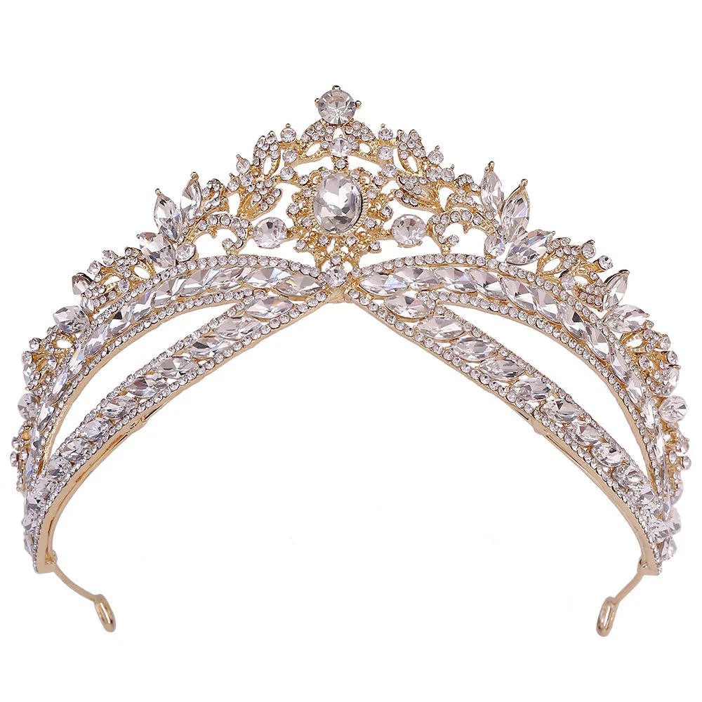 Luxury Classic Princess Tiara Queens Retro Wedding Hairbands