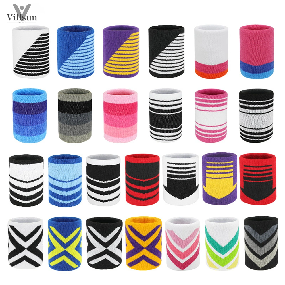 OEM Wrist Sweatbands Tennis Sport Wrist Bands for Working out