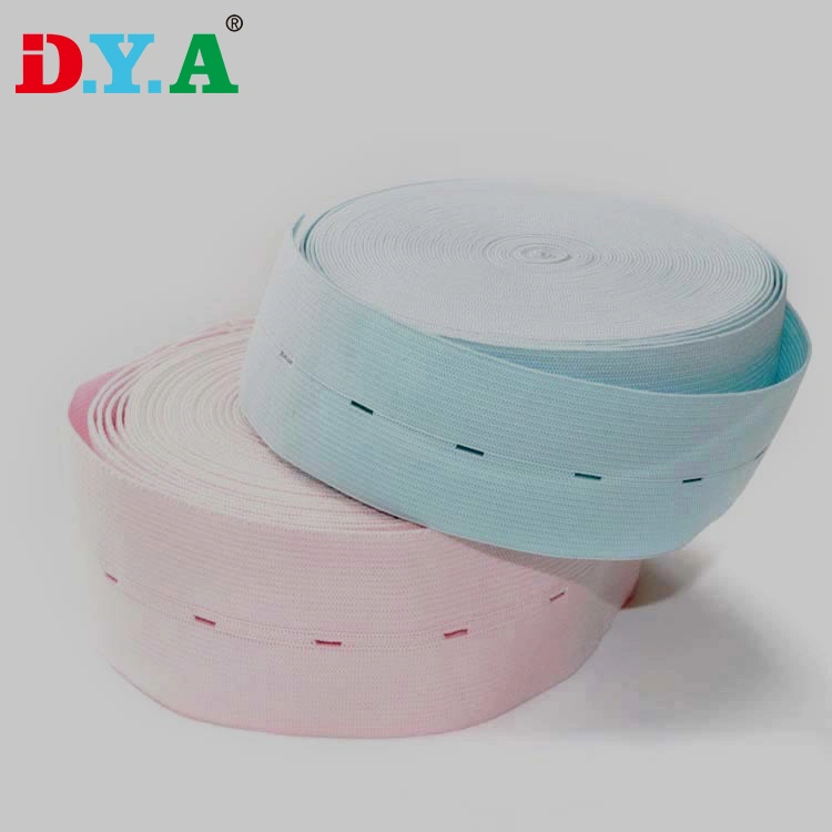 Factory Wholesale Thin Soft Nylon Spandex Buttonhole Elastic Band for Maternity Wear Fetal Heart Monitoring Belt