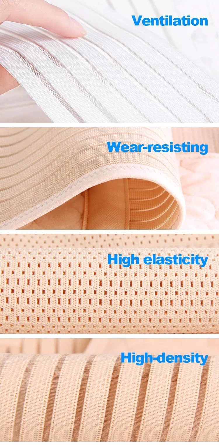 Free Samples Custom Wide Transparent Fish Silk Medical Elastic Webbing Band