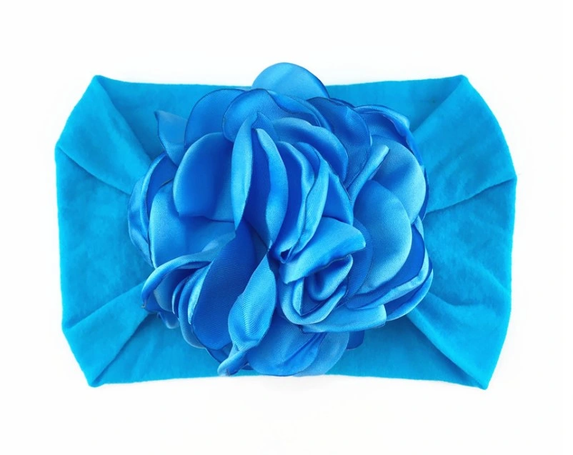 Flower Nylon Headband High-Quality Children&prime;s Baby Headwear Head Band