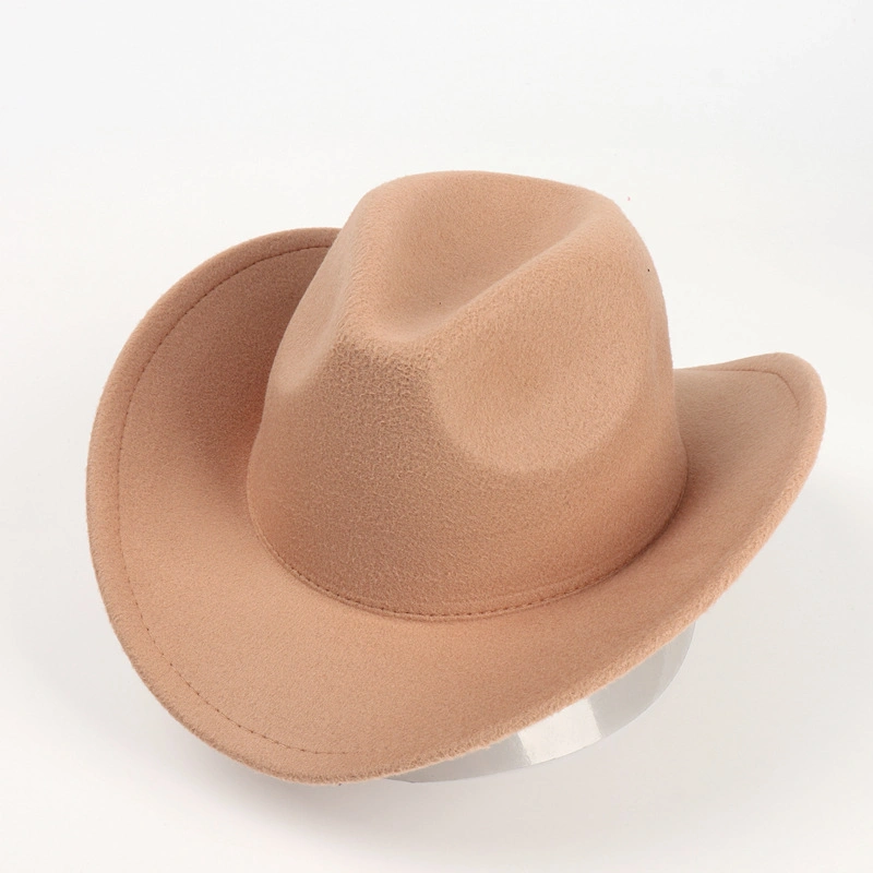 Hot Promotional Luxury Wool Men Western Bands Unisex Texas Bulk Wholesale Cowboy Formal Hats Fedora Hats