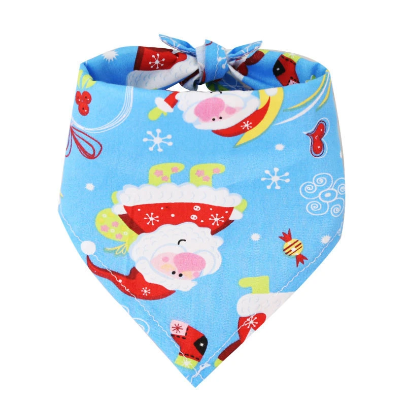 Xmas Decoration Pet Clothing Accessories Dog Bandana Triangle Scarf