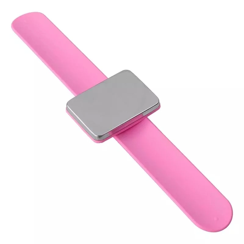 Magnetic Pin Holder Wristband Pin Cushion Holder for Hair Clips