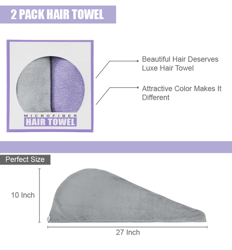 SPA Bathing Microfiber Hair Drying Towel Wrap