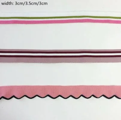 Fashion Trimming Accessories Decorated Rib Webbing Tape