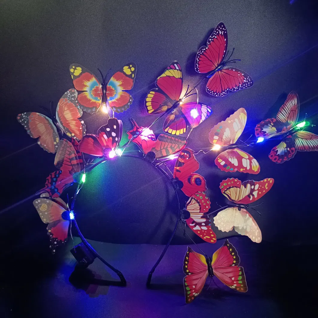 Amazon Glowing Christmas Butterfly Concert Headband