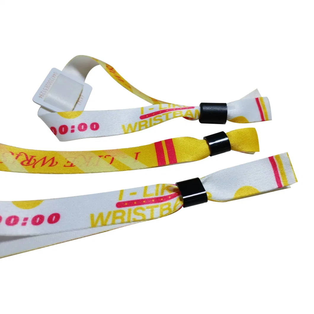 Custom Fabric Sublimation Printed Cloth Event Wristband