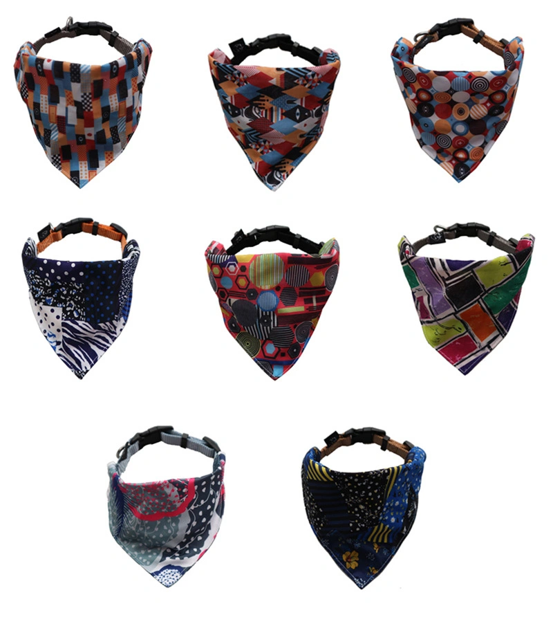 Sublimation Blanks Triangle Scarf for Cats Custom Printing Colorful Collar Dog Bandana