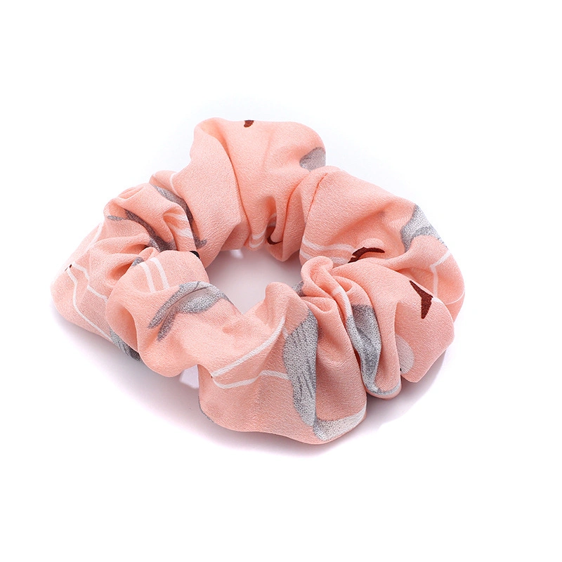 Flamingo Large Scrunchie Hair Accessories Headpiece Cloth Hair Rope Hairbands