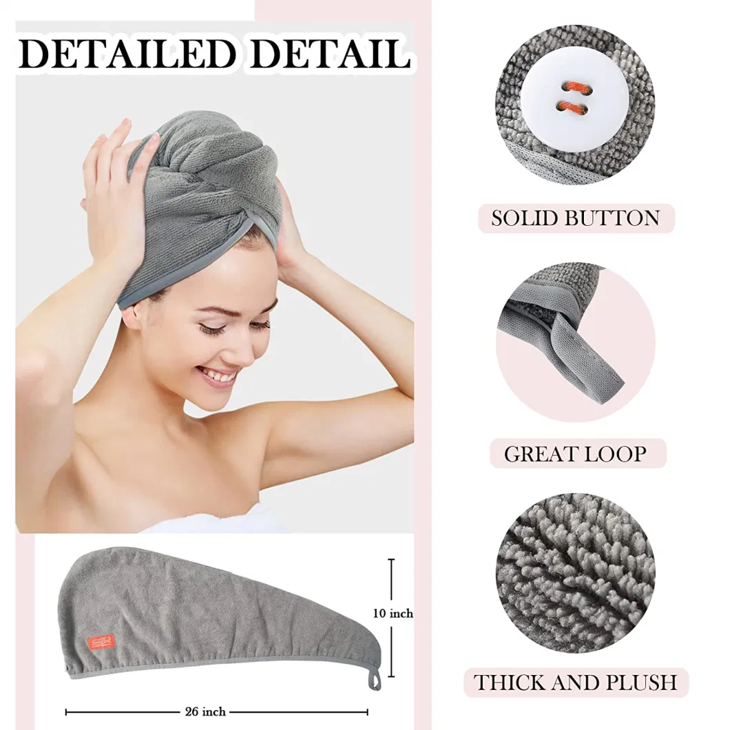 Microfiber Hair Towel Wrap