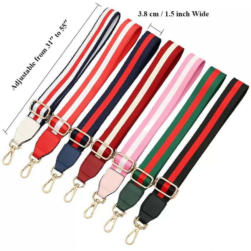 Hot Selling Custom Polyester Webbing Black and White Striped Grosgrain Satin Ribbon for Bags Strap