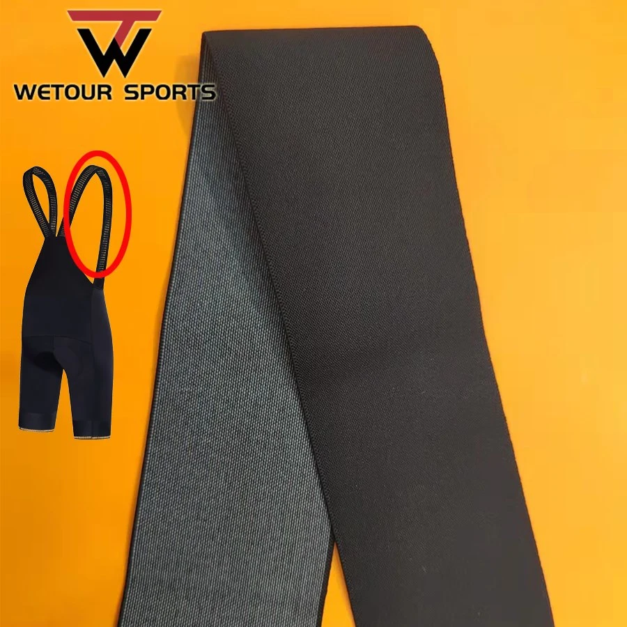 High Quality Cycling Wears Band Elastic Webbing Soft Strong Clothes Ribbons for Bike Shorts